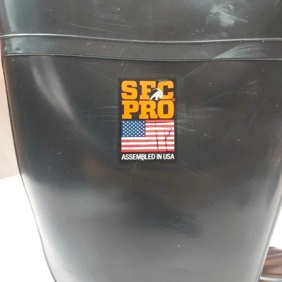 Shoes For Crews Pro Unisex Mens Size 6/Womens Size 8 Black Waterproof Boots - Picture 3 of 13